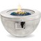 Serenelife Propane Gas Fire Pit Table - 40,000 BTU Round Gas Firepits with Cover for Outside SLFPBAL - alternate 3